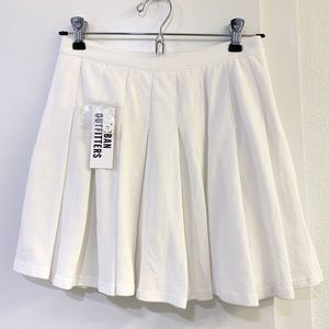 Nwt UO White Pleated Tennis Skirt